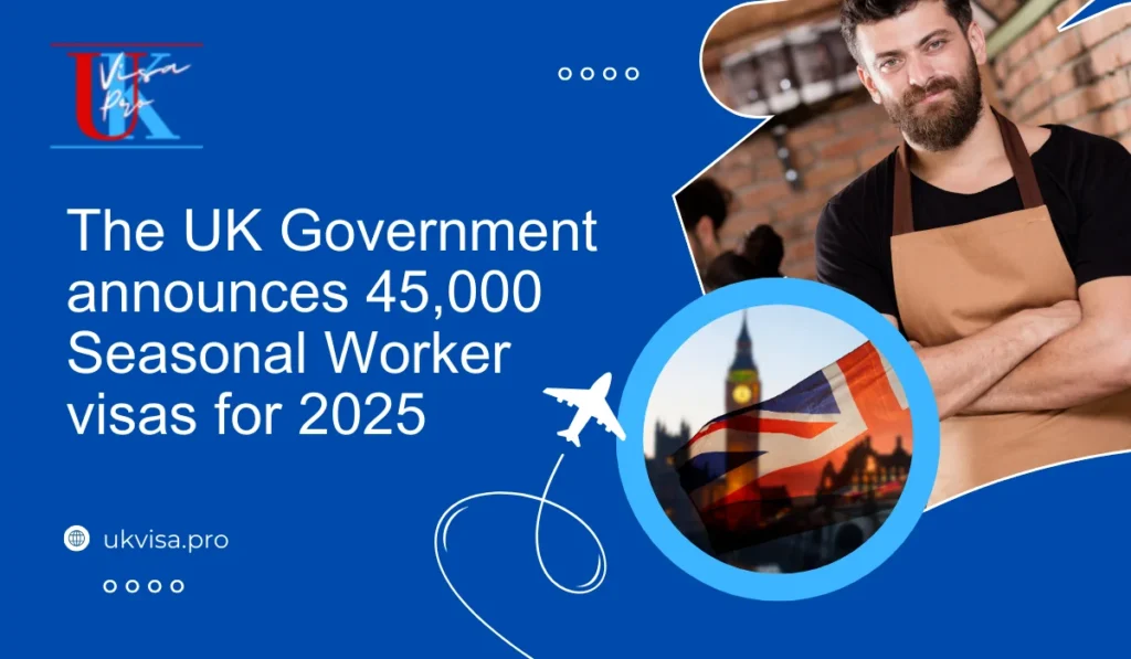 The UK Government announces 45,000 Seasonal Worker visas for 2025